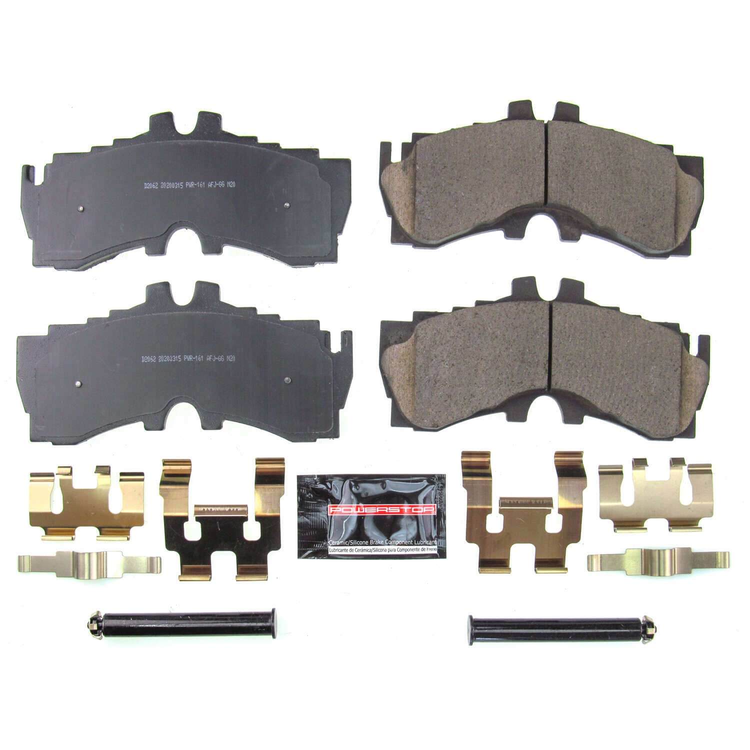 Power Stop Z23-2062 Z23 Evolution Sport Carbon Fiber Ceramic Front Break Pads for 2018-2022 Lexus LC500 Base product image