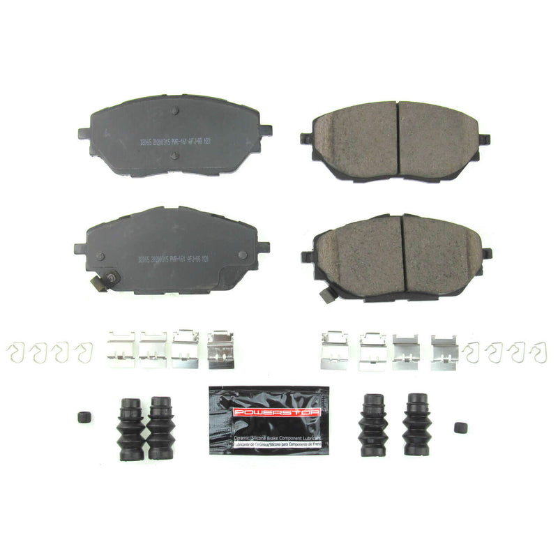 Power Stop Z23-2065 Z23 Evolution Sport Carbon Fiber Ceramic Front Break Pads for 2018 Toyota C-Hr XLE, XLE Premium product image