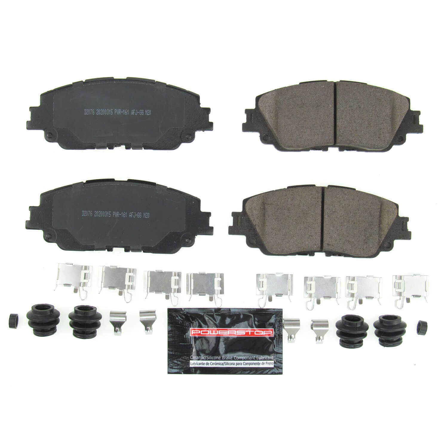 Power Stop Z23-2076 Z23 Evolution Sport Performance Carbon Fiber Ceramic Front Brake Pads for 2021-2022 Lexus ES250 Base, F Sport, Luxury, Ultra Luxury product image