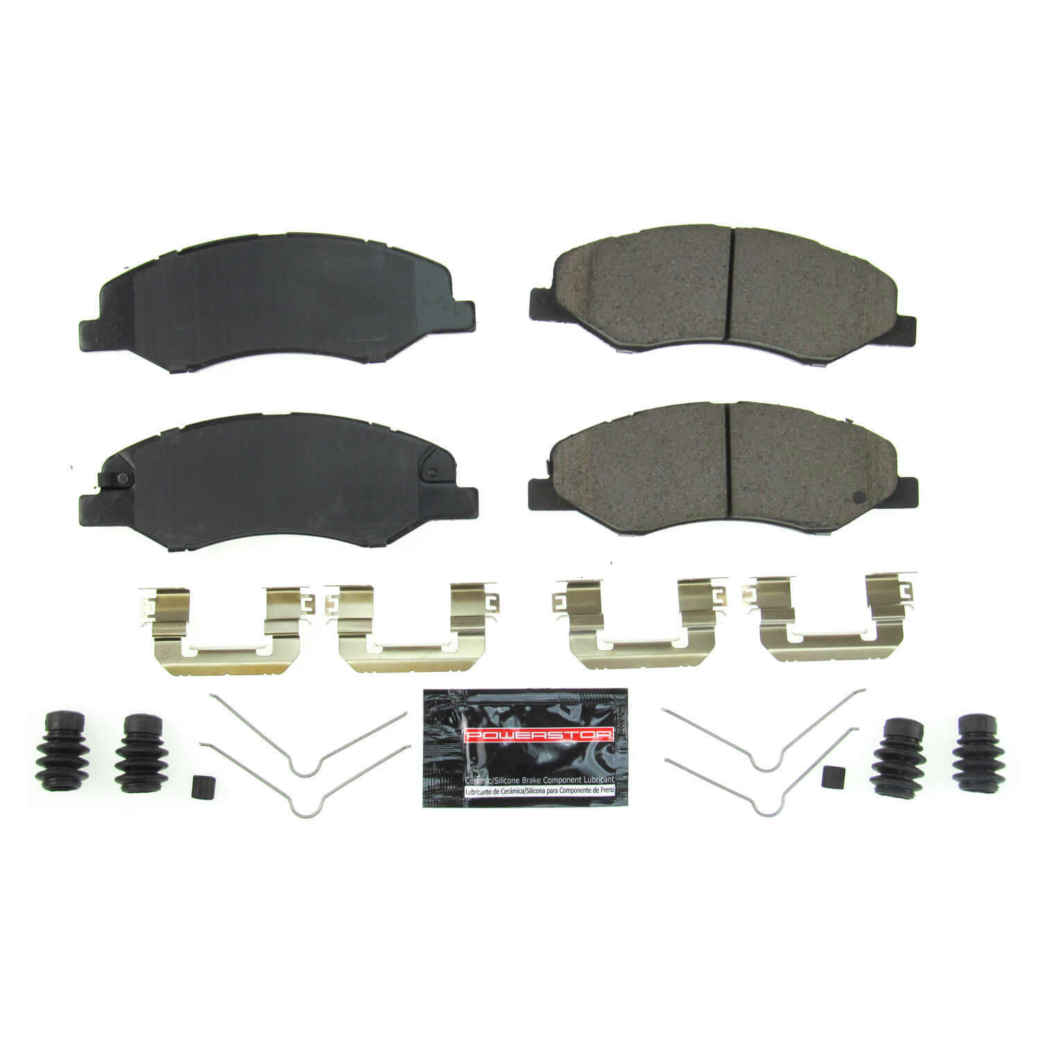 Power Stop Z23-2089 Z23 Evolution Sport Performance Carbon Fiber Ceramic Front Brake Pads for 2018-2022 Honda Odyssey Elite, EX, EX-L, LX, Touring product image