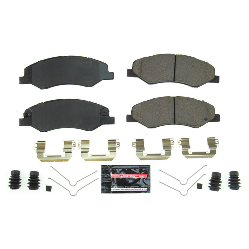 Power Stop Z23-2089 Z23 Evolution Sport Performance Carbon Fiber Ceramic Front Brake Pads for 2018-2022 Honda Odyssey Elite, EX, EX-L, LX, Touring product image