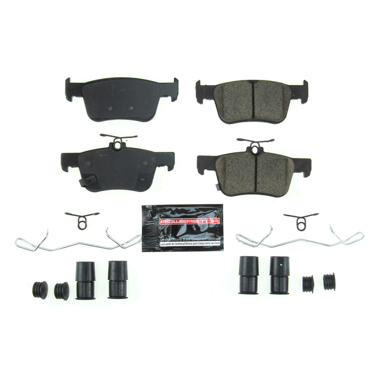 Power Stop Z23-2102 Z23 Evolution Sport Performance Carbon Fiber Ceramic Rear Brake Pads for 2023 Acura Integra A-Spec, Base product image