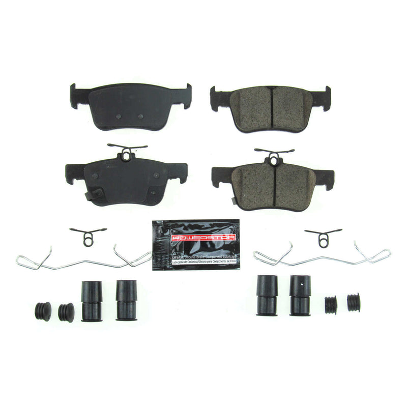 Power Stop Z23-2102 Z23 Evolution Sport Performance Carbon Fiber Ceramic Rear Brake Pads for 2023 Acura Integra A-Spec, Base product image