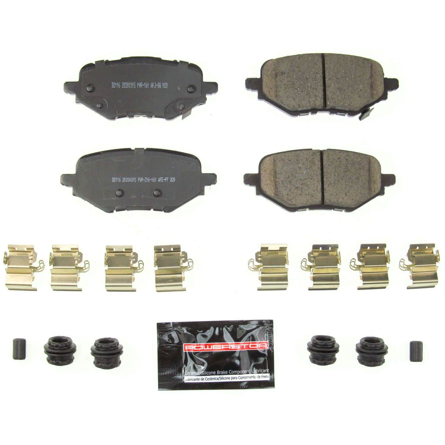 Power Stop Z23-2116 Z23 Evolution Sport Carbon Fiber Ceramic Rear Break Pads for 2017 Honda Clarity Electric, Fuel Cell product image