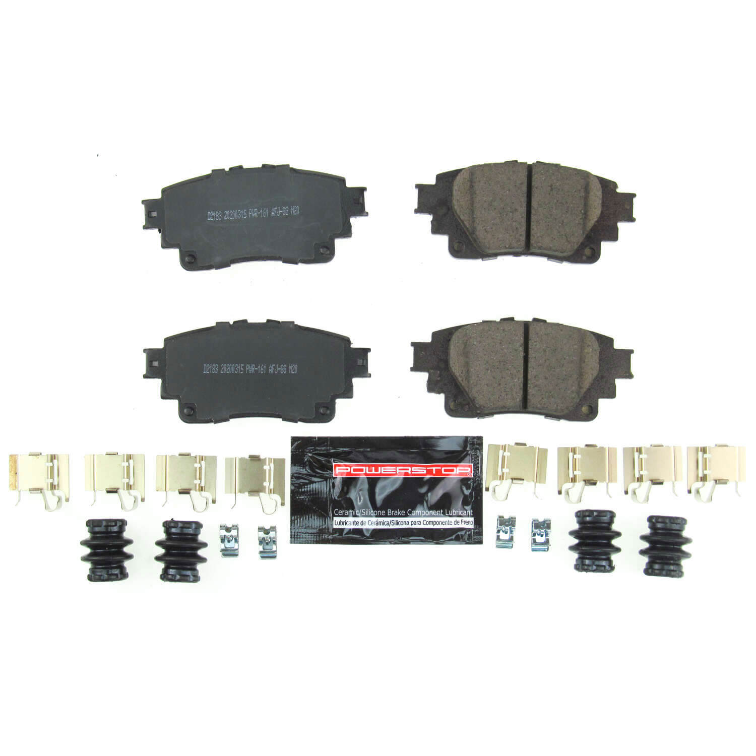 Power Stop Z23-2183 Z23 Evolution Sport Performance Carbon Fiber Ceramic Rear Brake Pads for 2019 Toyota Corolla SE, Xse product image