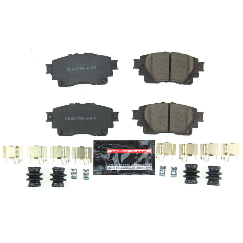 Power Stop Z23-2183 Z23 Evolution Sport Performance Carbon Fiber Ceramic Rear Brake Pads for 2019 Toyota Corolla SE, Xse product image