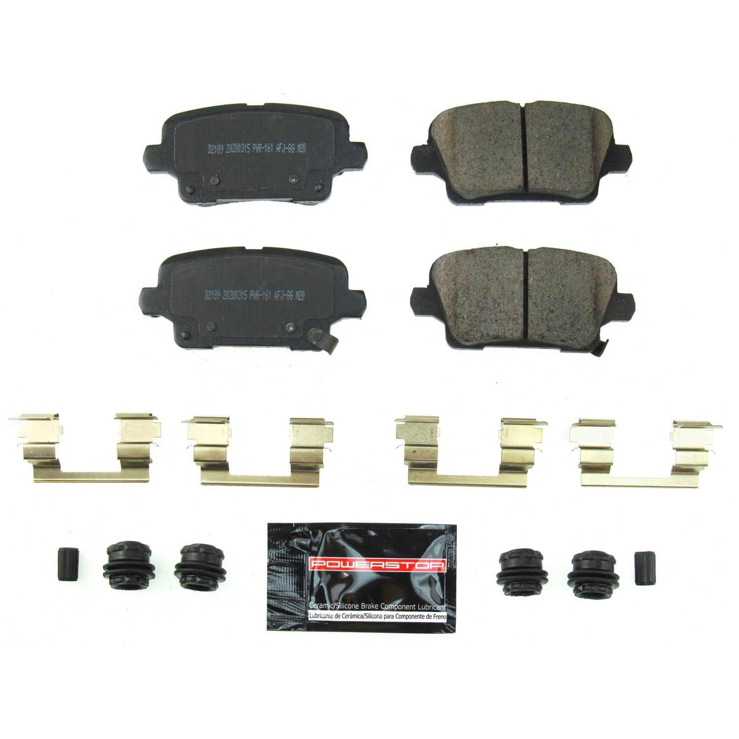 Power Stop Z23-2189 Z23 Evolution Sport Carbon Fiber Ceramic Rear Break Pads for 2022 Buick Envision Avenir, Essence, Preferred product image