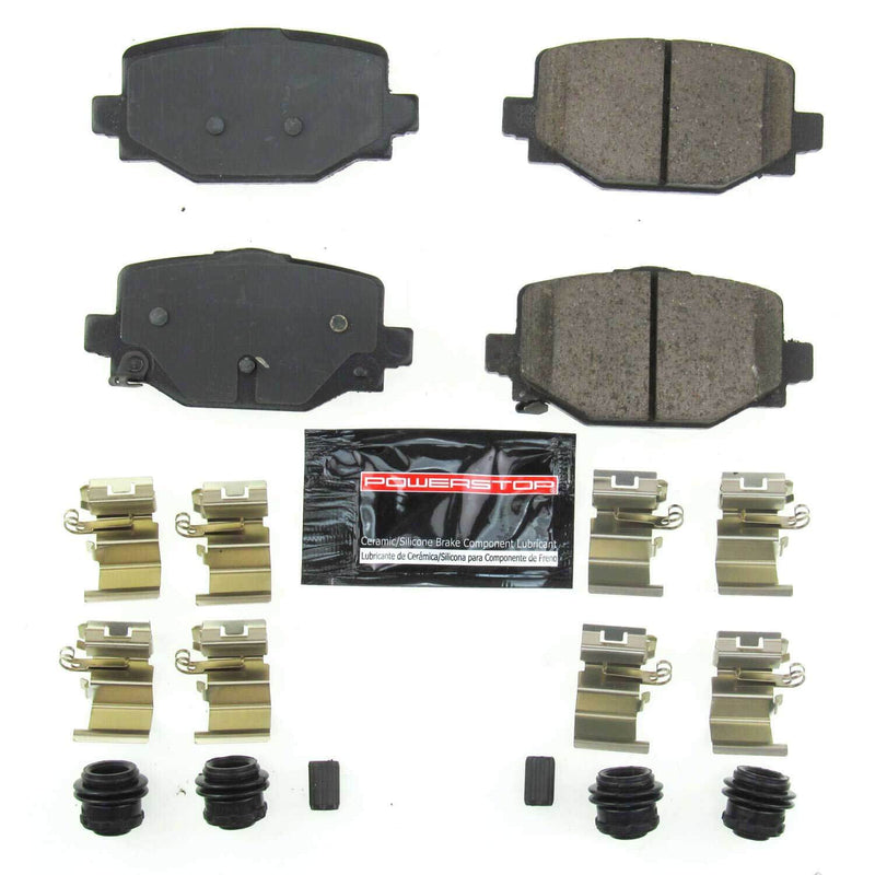 Power Stop Z23-2191 Z23 Evolution Sport Performance Carbon Fiber Ceramic Rear Brake Pads for 2019 Infiniti QX50 Essential, Luxe, Pure product image