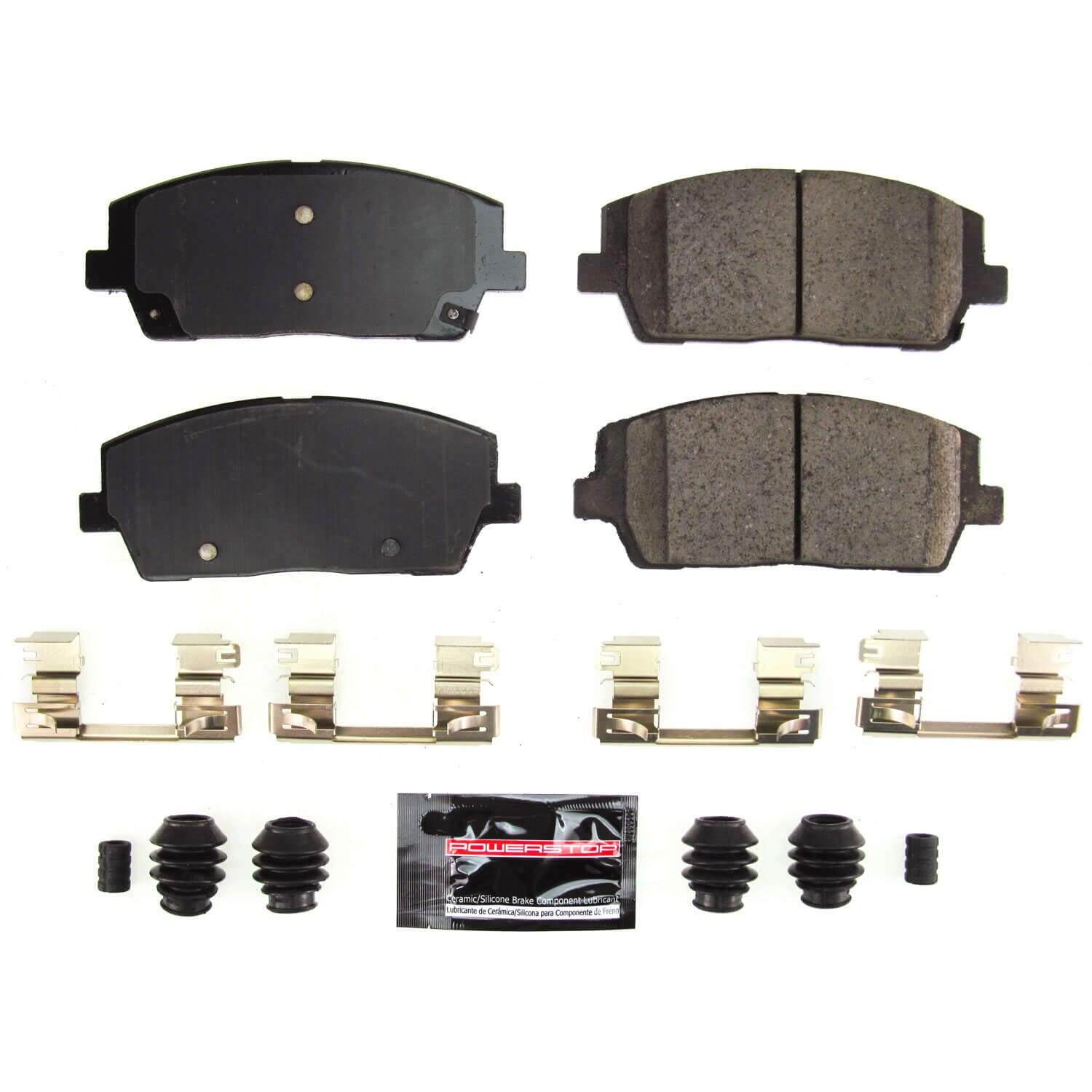 Power Stop Z23-2215 Z23 Evolution Sport Carbon Fiber Ceramic Front Brake Pads for 2020 Hyundai Palisade Limited, SE, SEL product image