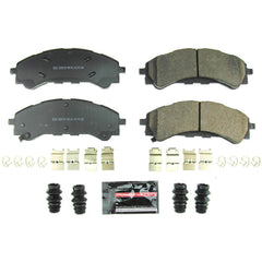 Power Stop Z23-2216 Z23 Evolution Sport Carbon Fiber Ceramic Front Break Pads for 2021 Ford Bronco Badlands, Base, Big Bend, Black Diamond, First Edition, Outer Banks, Wildtrak product image