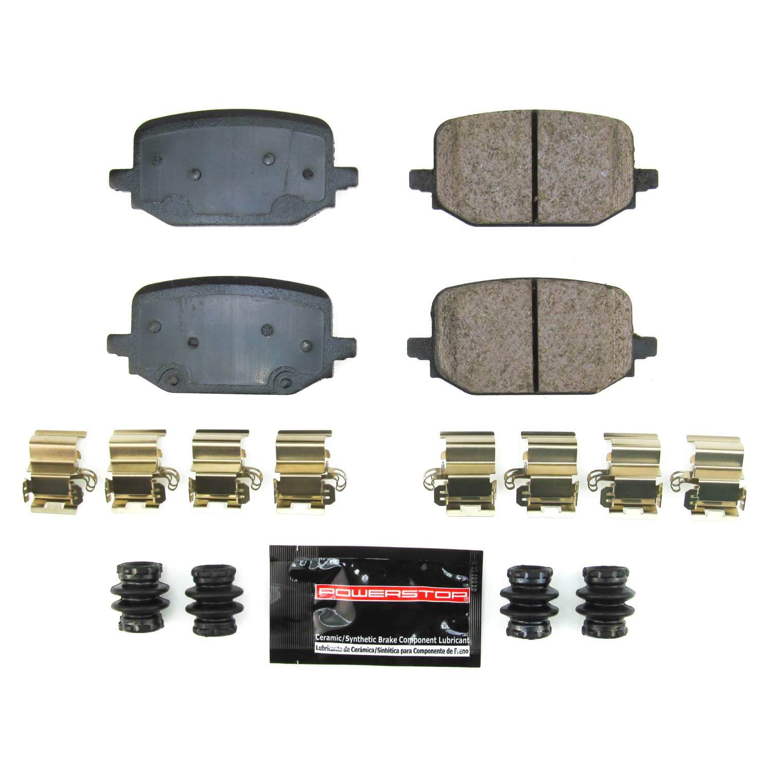 Power Stop Z23-2232 Z23 Evolution Sport Carbon Fiber Ceramic Rear Brake Pads for 2020-2021 Ford Explorer Base, Limited, Platinum, XLT product image