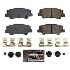 Power Stop Z23-2299 Z23 Evolution Sport Carbon Fiber Ceramic Rear Brake Pads for 2020 Hyundai Sonata Hybrid Blue, Hybrid Limited, Hybrid SEL, Limited, SE, SEL, SEL Plus product image