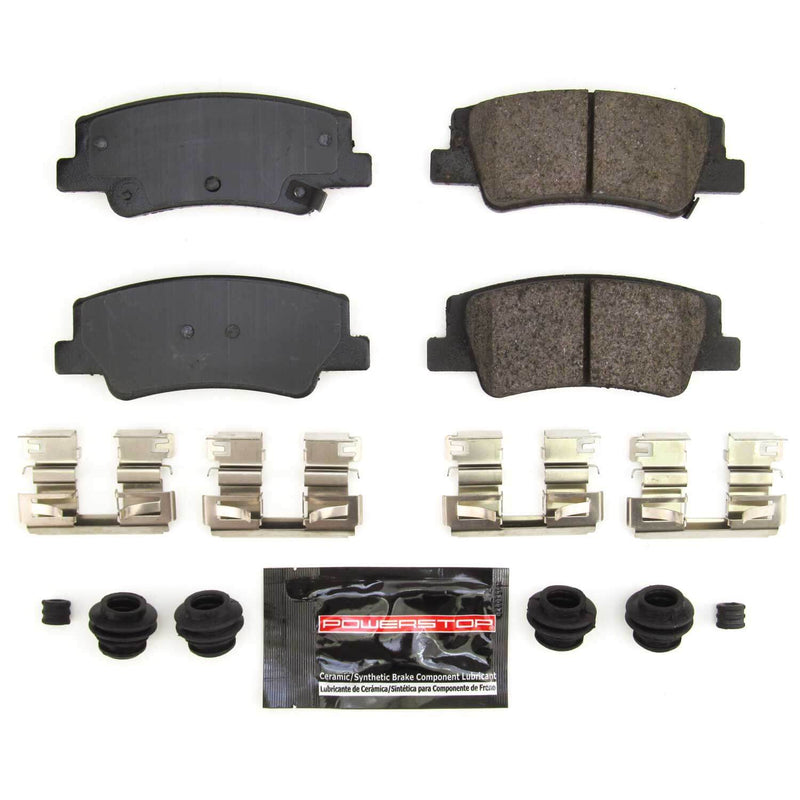 Power Stop Z23-2299 Z23 Evolution Sport Carbon Fiber Ceramic Rear Brake Pads for 2020 Hyundai Sonata Hybrid Blue, Hybrid Limited, Hybrid SEL, Limited, SE, SEL, SEL Plus product image