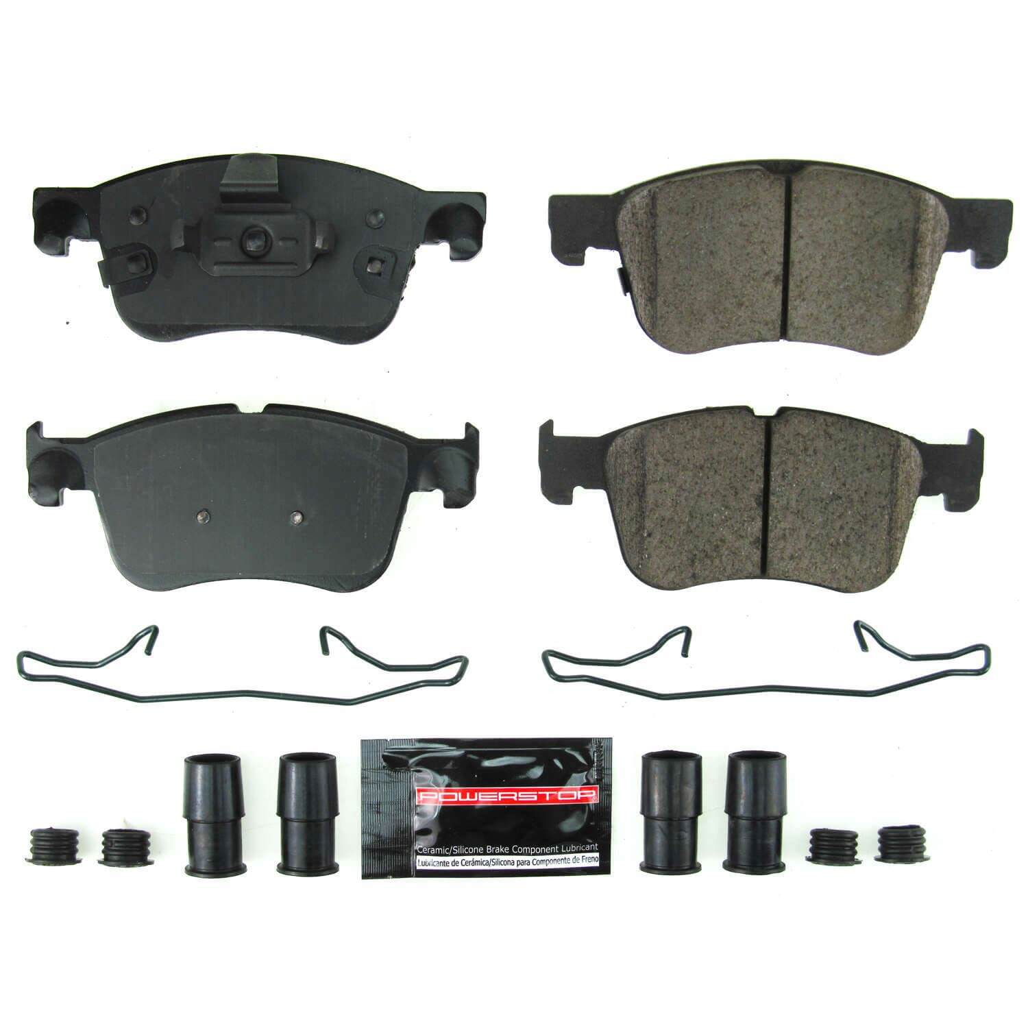 Power Stop Z23-2300 Z23 Evolution Sport Carbon Fiber Ceramic Front Brake Pads for 2021 Ford Bronco Sport Badlands, Base, Big Bend, First Edition, Outer Banks product image