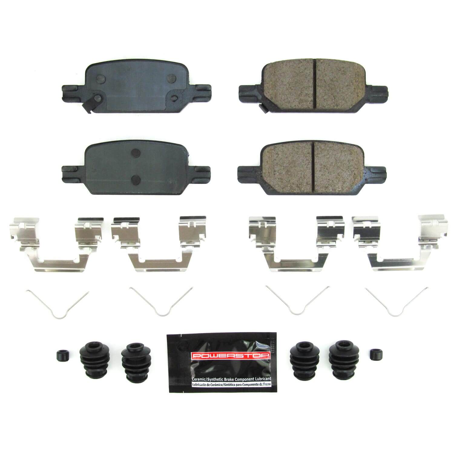 Power Stop Z23-2370 Z23 Evolution Sport Carbon Fiber Ceramic Rear Brake Pads for 2021-2022 Chevrolet Colorado LT, Wt, Z71, ZR2 product image