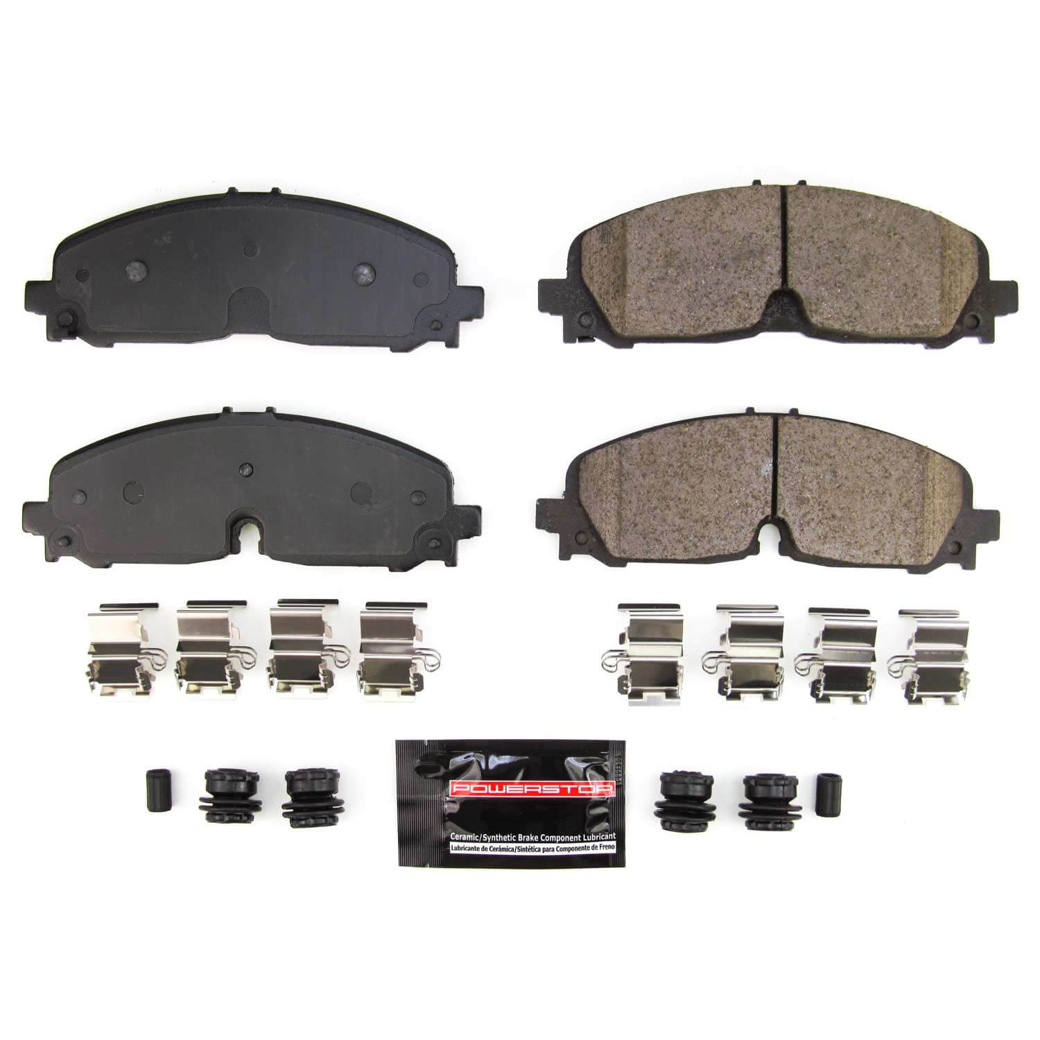 Power Stop Z23-2371 Z23 Evolution Sport Carbon Fiber Ceramic Front Brake Pads for 2021 Buick Enclave Avenir, Essence, Preferred, Premium product image