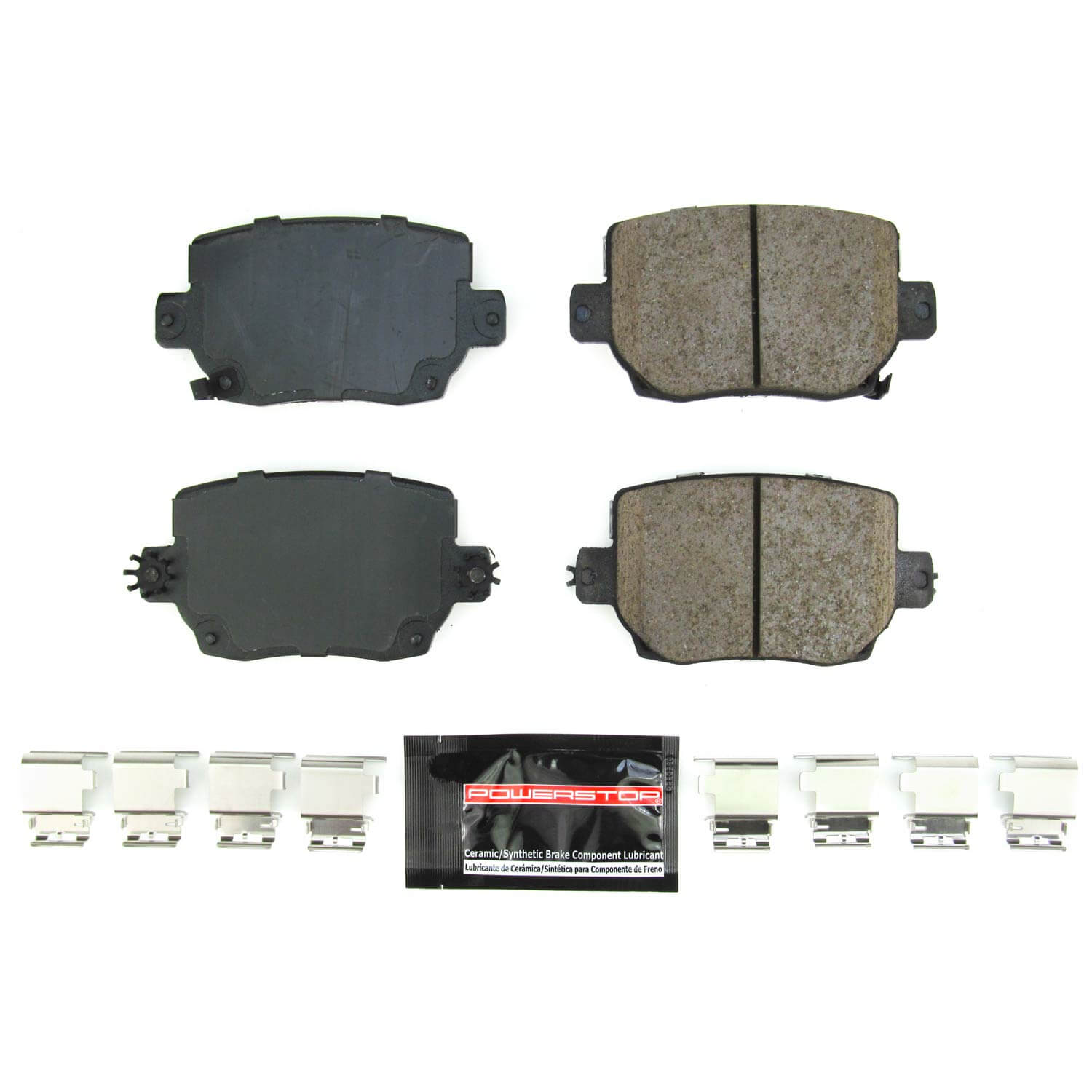 Power Stop Z23-2387 Z23 Evolution Sport Carbon Fiber Ceramic Rear Brake Pads for 2018-2021 Tesla Model 3 Performance product image
