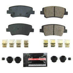 Power Stop Z23-2395 Z23 Evolution Sport Carbon Fiber Ceramic Rear Brake Pads for 2021-2022 Hyundai Elantra N Line, SE, SEL product image