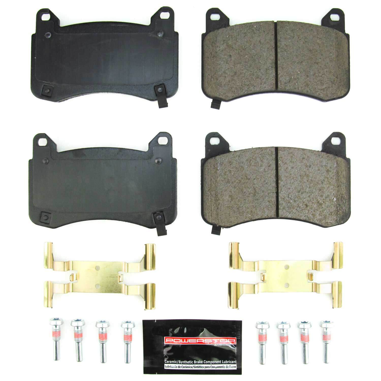 Power Stop Z23-2399 Z23 Evolution Sport Carbon Fiber Ceramic Front Brake Pads for 2018-2021 Tesla Model 3 Performance product image