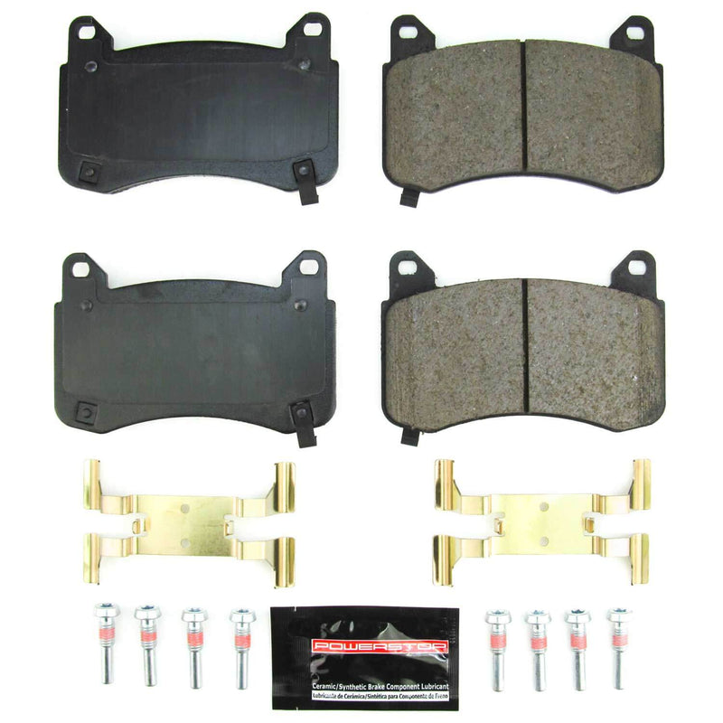 Power Stop Z23-2399 Z23 Evolution Sport Carbon Fiber Ceramic Front Brake Pads for 2018-2021 Tesla Model 3 Performance product image
