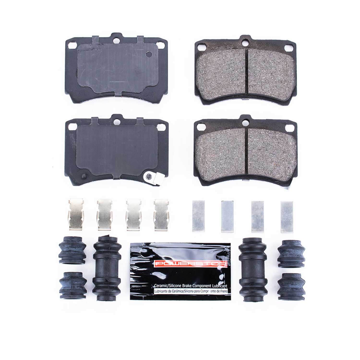 Power Stop Z23-466 Z23 Evolution Sport Carbon-Fiber/Ceramic Front Brake Pads for 1994-1995 Ford Aspire Base, SE product image