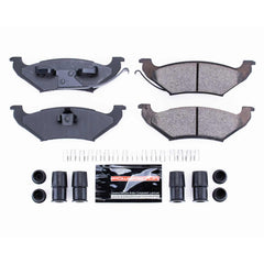 Power Stop Z23-544 Z23 Evolution Sport Carbon-Fiber/Ceramic Rear Brake Pads for 1992 Ford Crown Victoria Base, LX, S, Touring Sedan product image