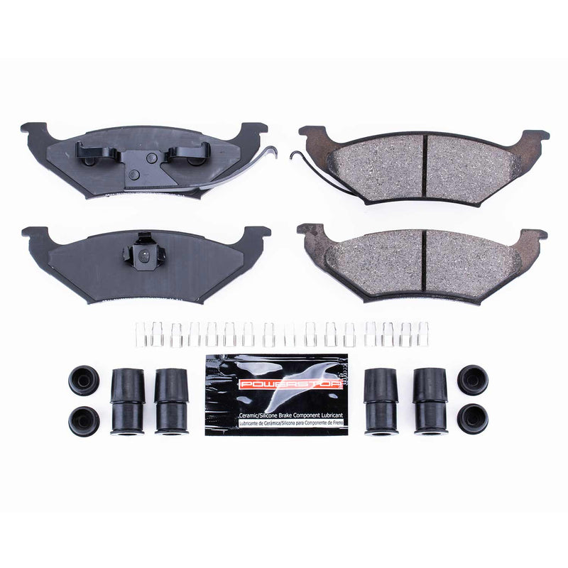 Power Stop Z23-544 Z23 Evolution Sport Carbon-Fiber/Ceramic Rear Brake Pads for 1992 Ford Crown Victoria Base, LX, S, Touring Sedan product image