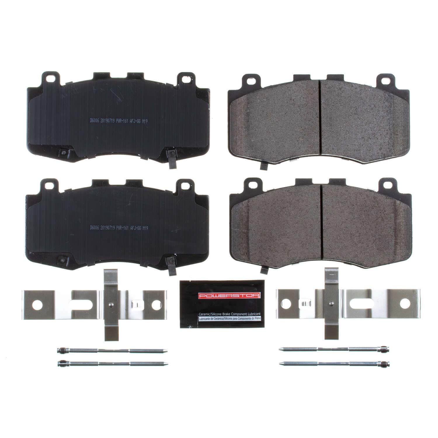 Power Stop Z23-6006 Z23 Evolution Sport Carbon-Fiber/Ceramic Front Brake Pads for 2021 Dodge Durango SRT Hellcat product image