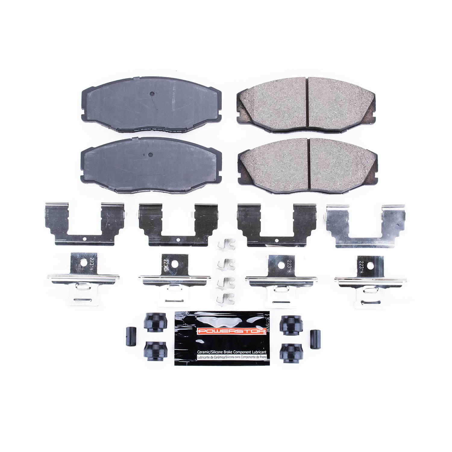 Power Stop Z23-604 Z23 Evolution Sport Carbon-Fiber/Ceramic Front Brake Pads for 1993 Toyota T100 Base, SR5 Rear Wheel Drive product image