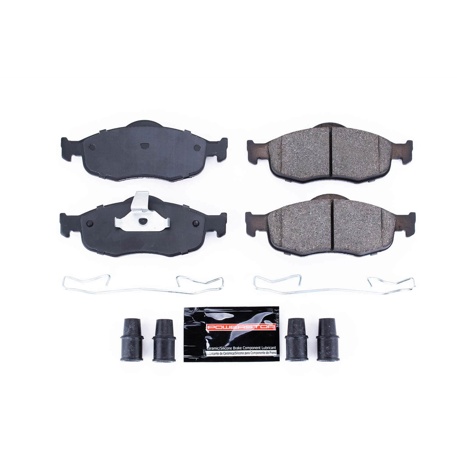 Power Stop Z23-648 Z23 Evolution Sport Carbon-Fiber/Ceramic Front Brake Pads for 1995 Ford Contour GL, GL Sport, LX, LX Sport, SE product image
