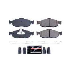 Power Stop Z23-648 Z23 Evolution Sport Carbon-Fiber/Ceramic Front Brake Pads for 1995 Ford Contour GL, GL Sport, LX, LX Sport, SE product image