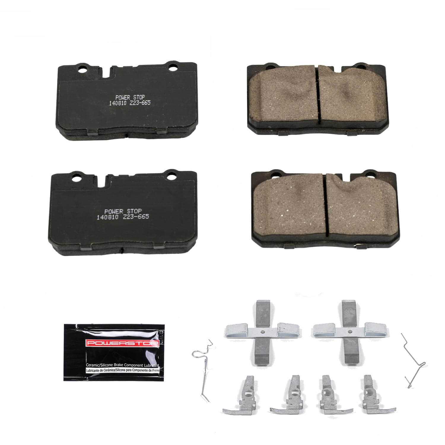 Power Stop Z23-665 - Z23 Evolution Sport Brake Pads With Hardware (Front) vehicle fitment brake part