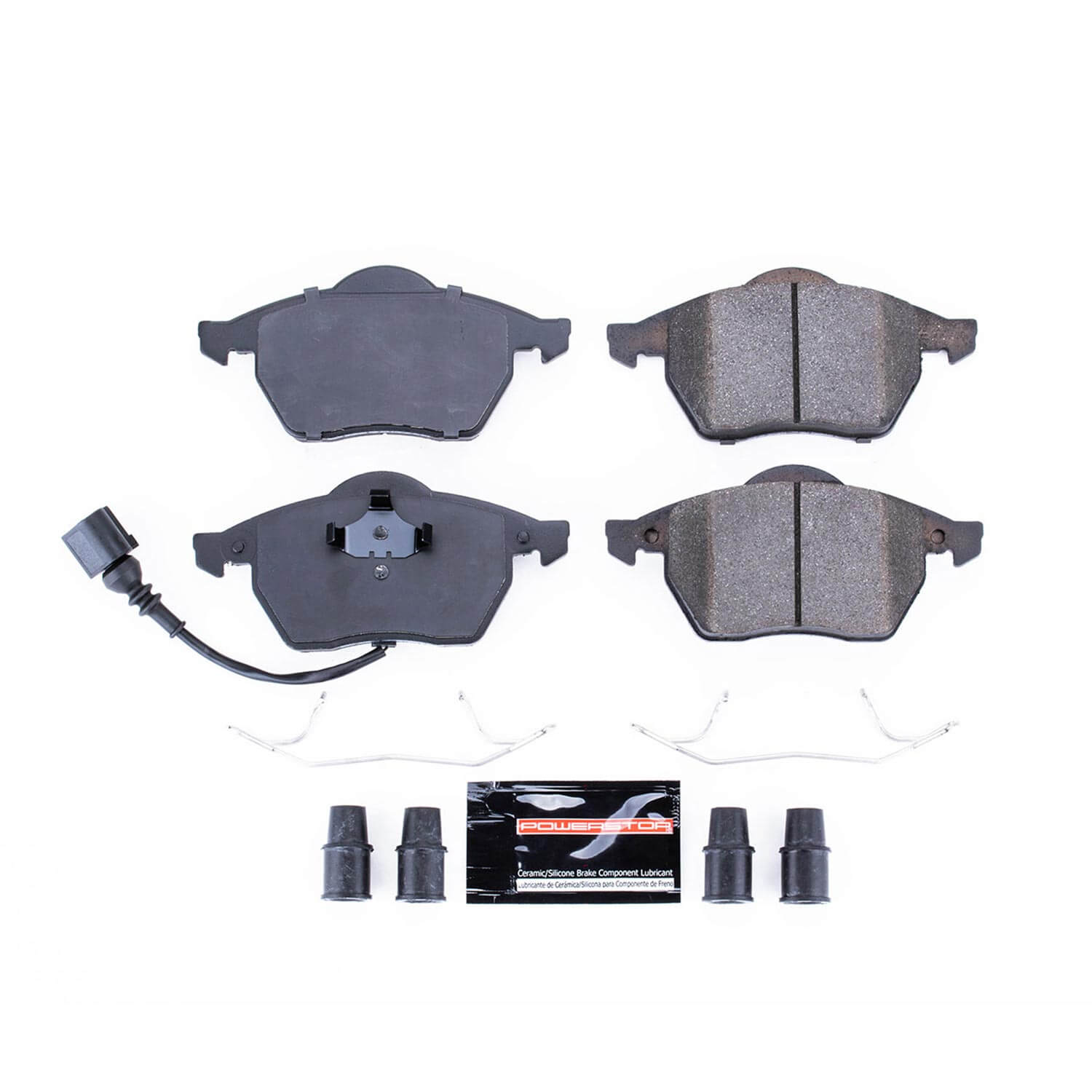 Power Stop Z23-687A - Z23 Evolution Sport Brake Pads With Hardware - Wear Sensor (Front) vehicle fitment brake part
