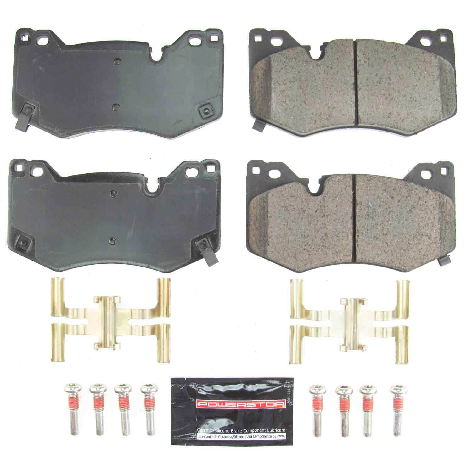 Power Stop Z23-8009 Z23 Evolution Sport Carbon Fiber Ceramic Front Break Pads for 2020 Cadillac CT4 Sport, V product image