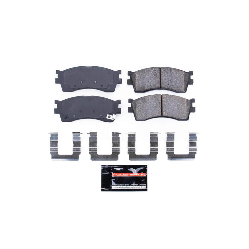 Power Stop Z23-889 - Z23 Evolution Sport Performance Carbon-Fiber Ceramic Front Brake Pads vehicle fitment brake part
