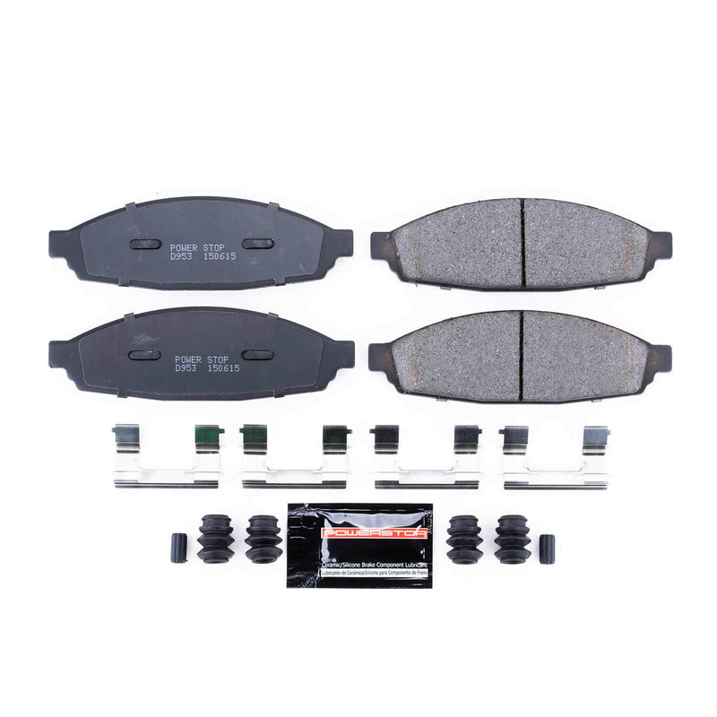 Power Stop Z23-953 - Z23 Evolution Sport Brake Pads With Hardware (Front) vehicle fitment brake part