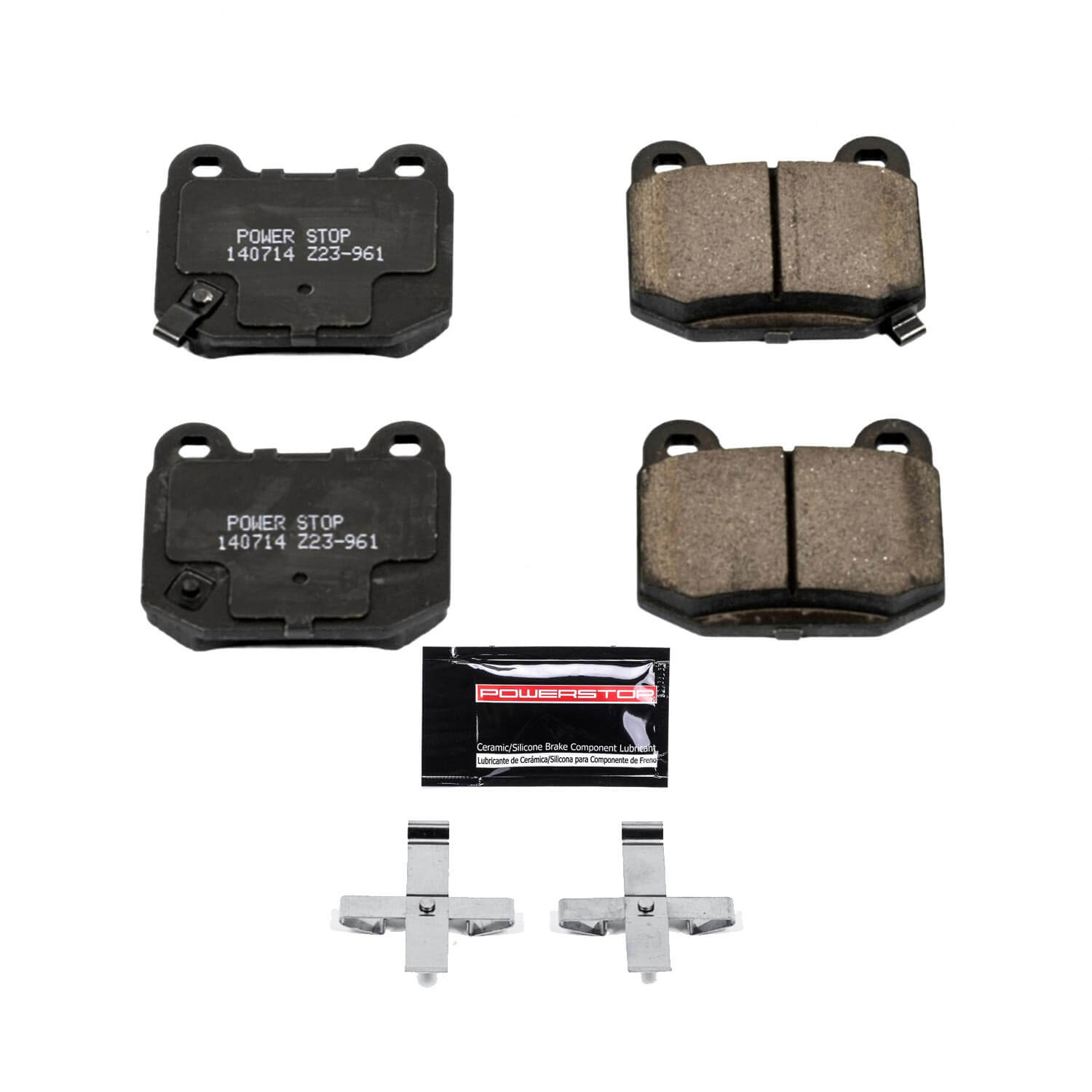 Power Stop Z23-961 - Z23 Evolution Sport Brake Pads With Hardware (Rear) vehicle fitment brake part