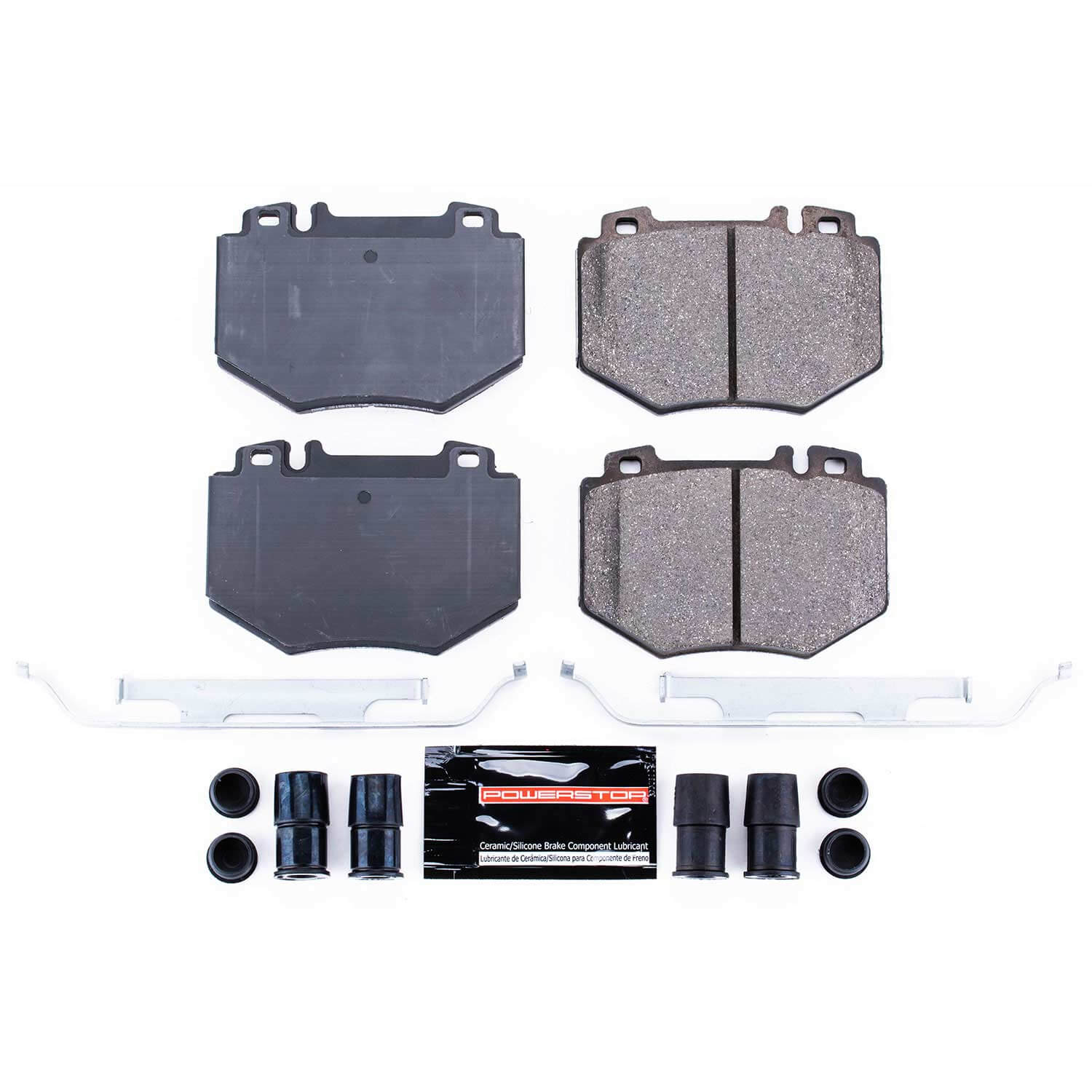 Power Stop Z23-985 Z23 Evolution Sport Carbon-Fiber/Ceramic Front Brake Pads for 2005-2006 Mercedes-Benz S500 4Matic, Base product image