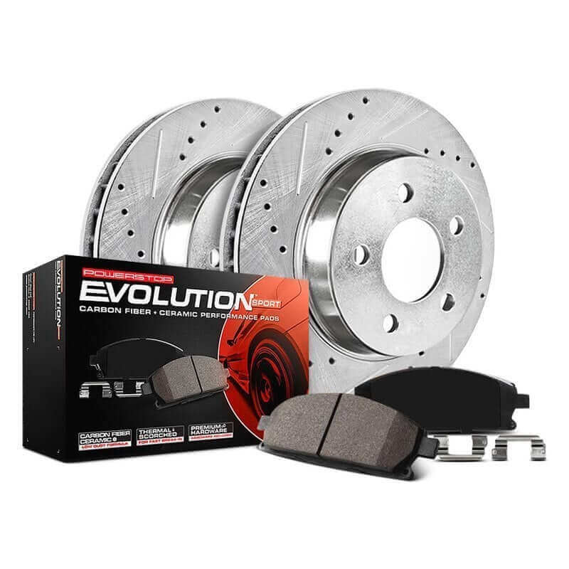 Power Stop K9217 - Rear Z23 Evolution Sport Pad And Rotor Kit vehicle fitment brake part