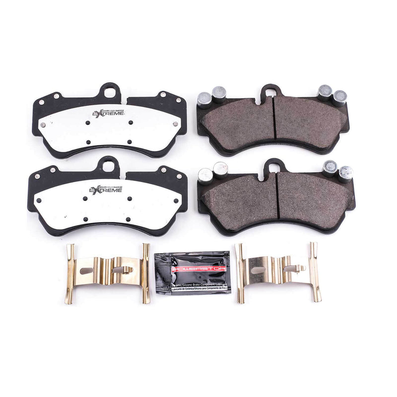Power Stop Z26-1007 - Z26 Extreme Street Performance Carbon-Fiber/Ceramic Front Brake Pads vehicle fitment brake part