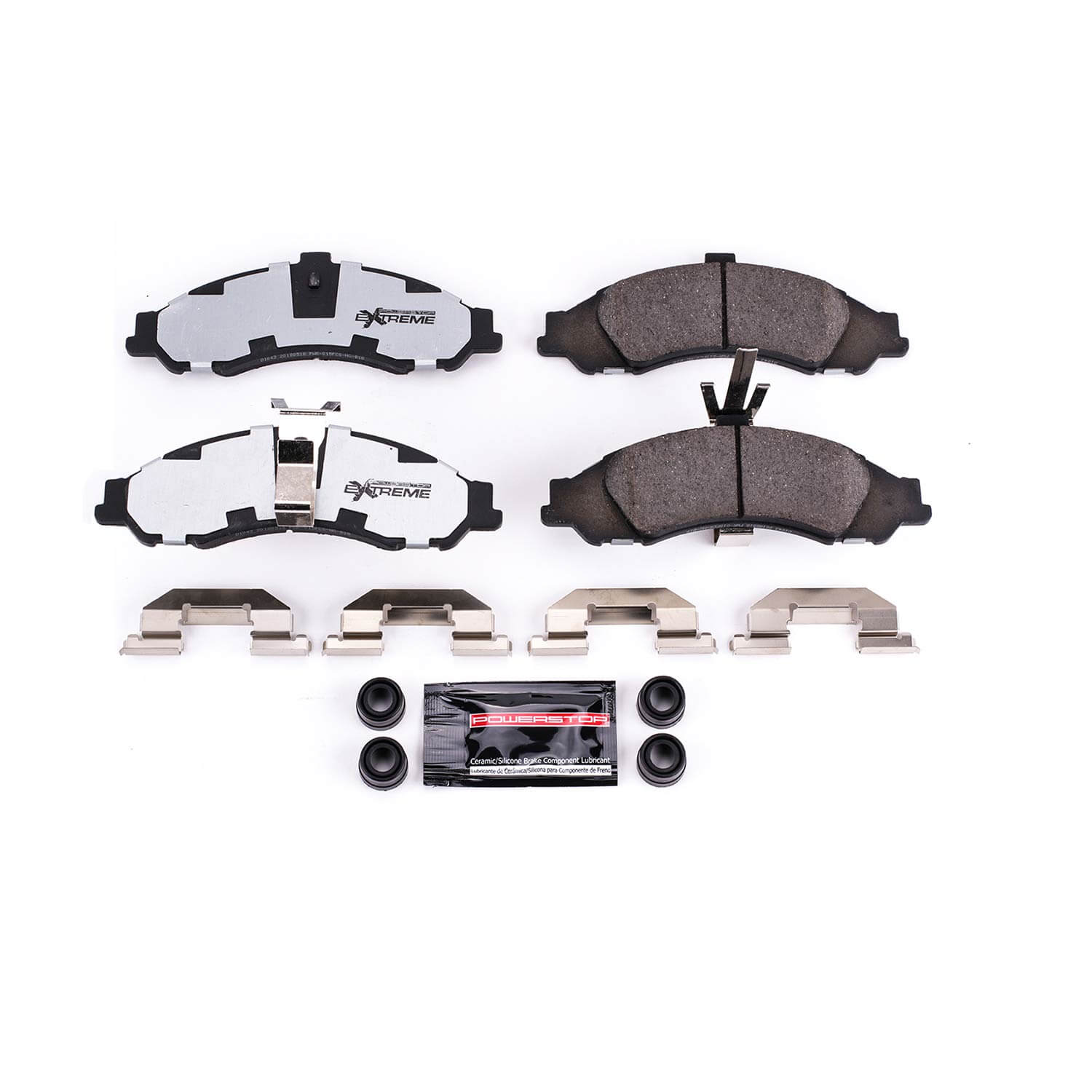 Power Stop Z26-1043 - Z26 Extreme Street Performance Carbon-Fiber/Ceramic Front Brake Pads vehicle fitment brake part