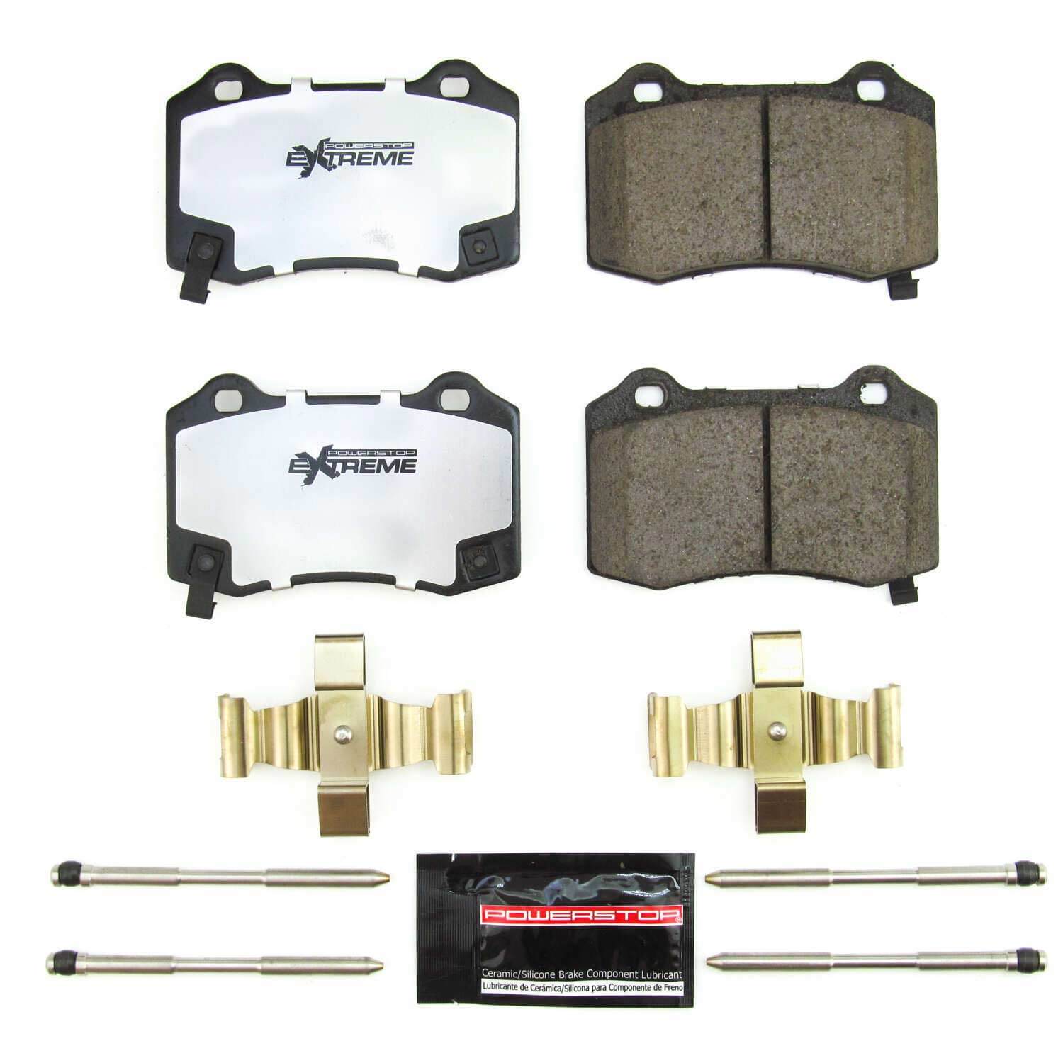 Power Stop Z26-1053B Z26 Extreme Street Performance Carbon Fiber Ceramic Rear Brake Pads for 2018-2019 Dodge Durango Citadel, GT, Pursuit, R/t, Special Service, SRT, Sxt, Sxt Plus product image