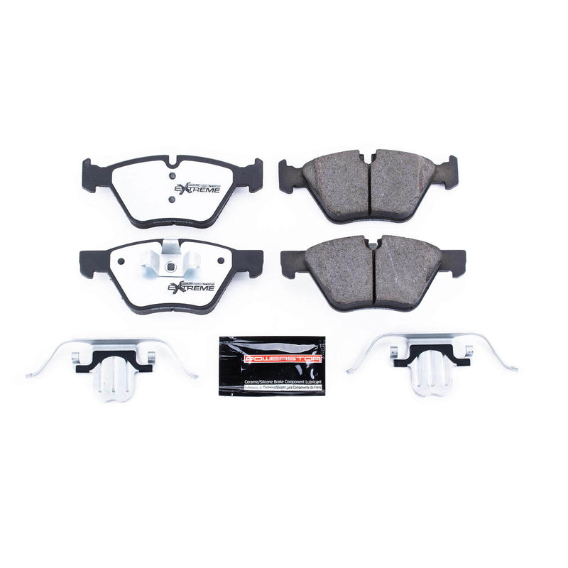 Power Stop Z26-1061A - Z26 Extreme Street Performance Carbon-Fiber/Ceramic Front Brake Pads vehicle fitment brake part