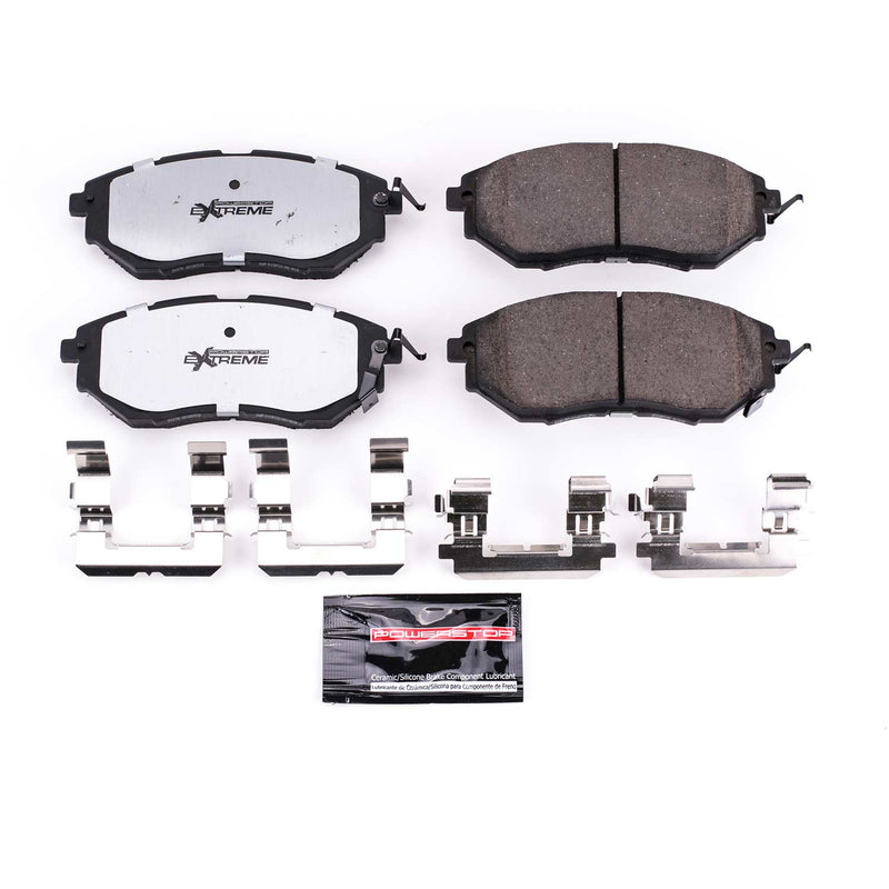 Power Stop Z26-1078 - Z26 Extreme Street Performance Carbon-Fiber/Ceramic Front Brake Pads vehicle fitment brake part
