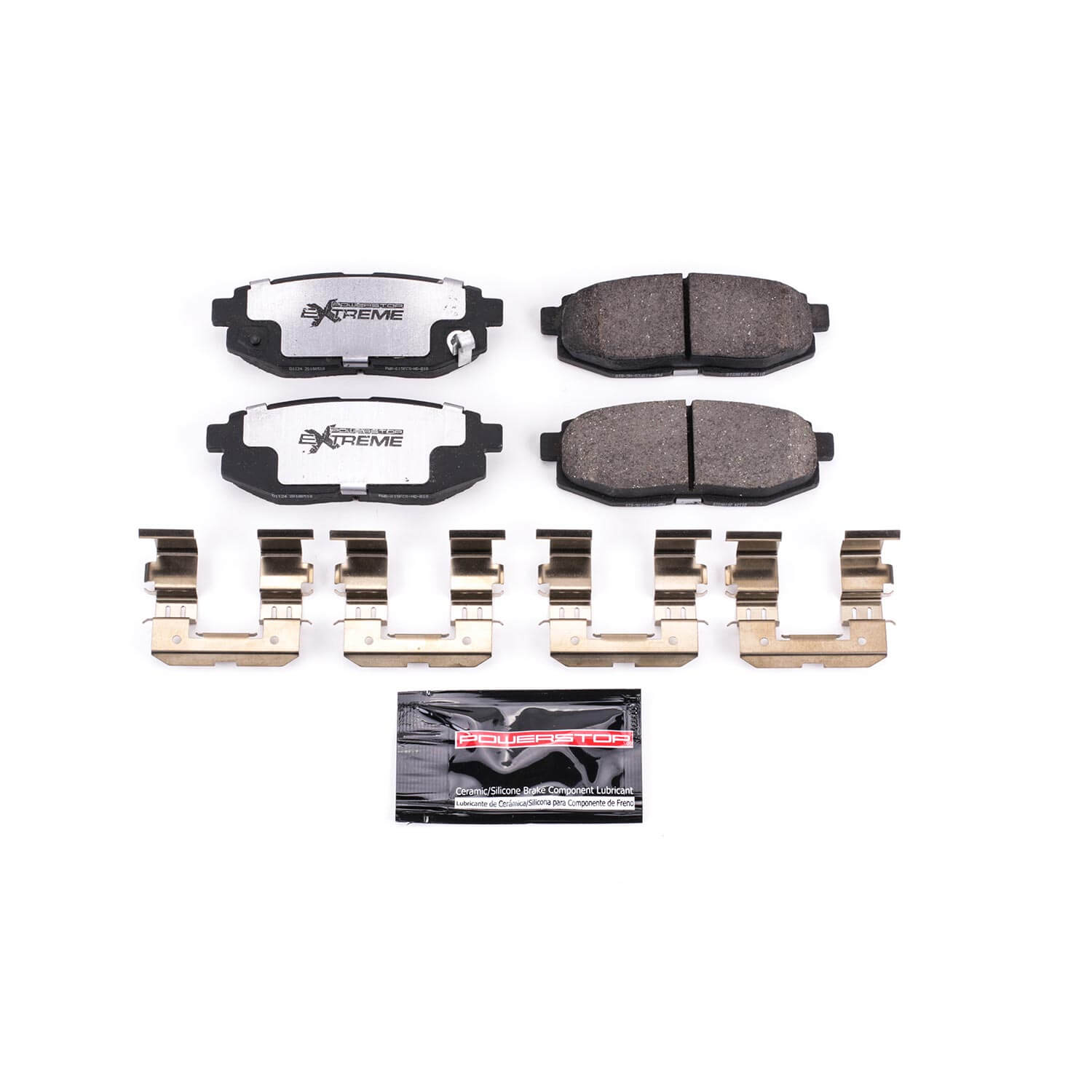 Power Stop Z26-1124 - Z26 Extreme Street Performance Carbon-Fiber/Ceramic Rear Brake Pads vehicle fitment brake part