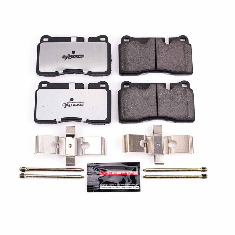 Power Stop Z26-1165 Z26 Extreme Street Performance Carbon-Fiber/Ceramic Front Or Rear Brake Pads for 2014-2015 Chevrolet Camaro Z/28 product image