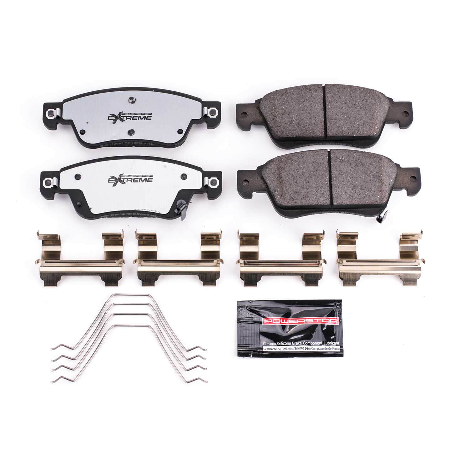 Power Stop Z26-1287 - Z26 Extreme Street Performance Carbon-Fiber/Ceramic Front Brake Pads vehicle fitment brake part