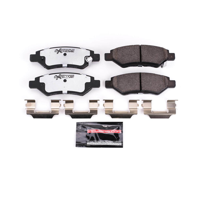 Power Stop Z26-1337 - Z26 Extreme Street Performance Carbon-Fiber/Ceramic Rear Brake Pads vehicle fitment brake part