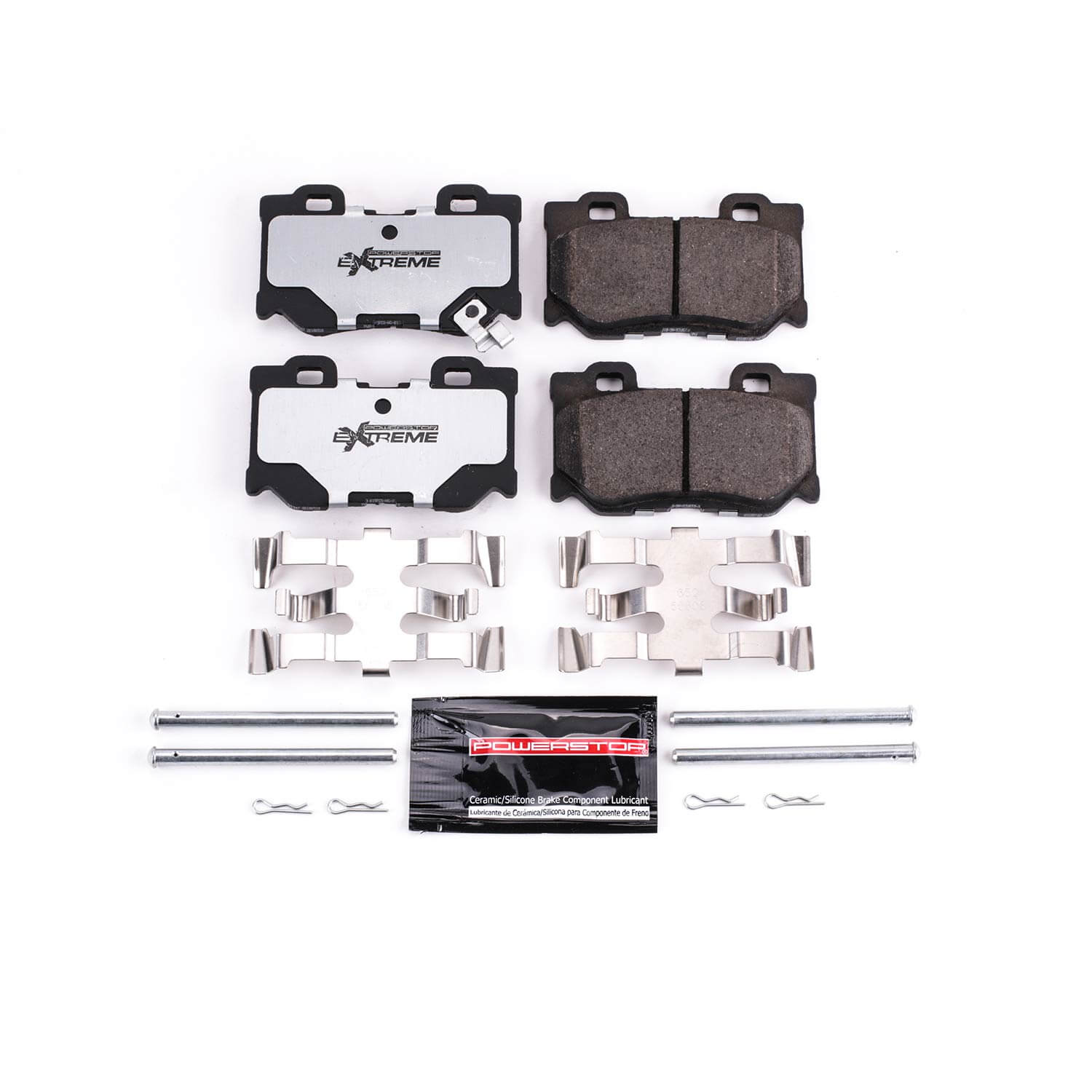 Power Stop Z26-1347 - Z26 Extreme Street Performance Carbon-Fiber/Ceramic Rear Brake Pads vehicle fitment brake part