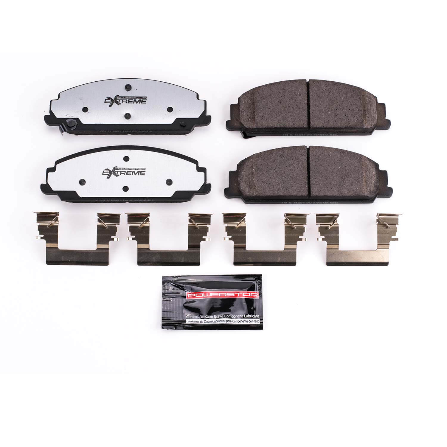 Power Stop Z26-1351 - Z26 Extreme Street Performance Carbon-Fiber/Ceramic Front Brake Pads vehicle fitment brake part